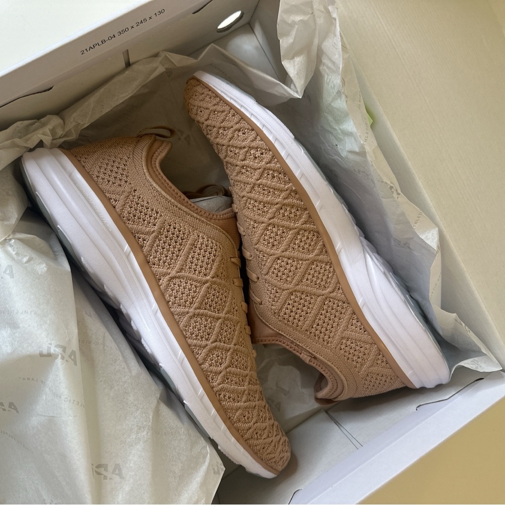 APL TechLoom Phantom Sneakers - Tan Knit - Size 12